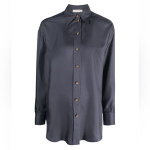 Zimmermann Navy Button Down Shirt
